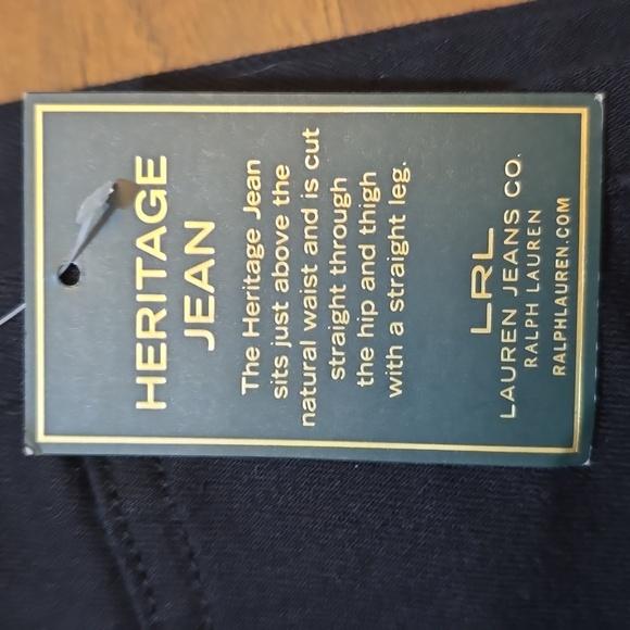 Lauren Ralph Lauren Heritage Black Jeans - Picture 5 of 14